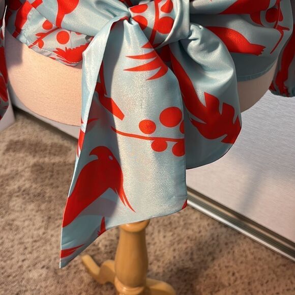 🎉HP 🎉NWT JJ’s Fairyland Tropical Wrap Top - - Picture 7 of 9